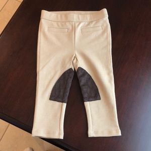 NWOT Janie & Jackie tan riding pants 12-18 months